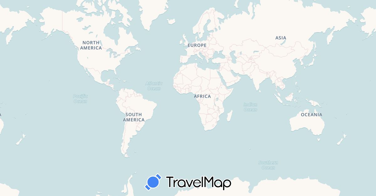 TravelMap itinerary: driving in Colombia (South America)